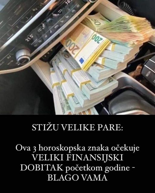 STIŽU VELIKE PARE: Ova 3 horoskopska znaka očekuje VELIKI FINANSIJSKI DOBITAK početkom godine – BLAGO VAMA