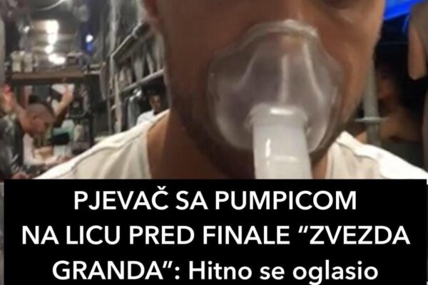 PJEVAČ SA PUMPICOM NA LICU PRED FINALE “ZVEZDA GRANDA”: Hitno se oglasio iz bekstejdža, evo šta se dešavalo iza kamera!