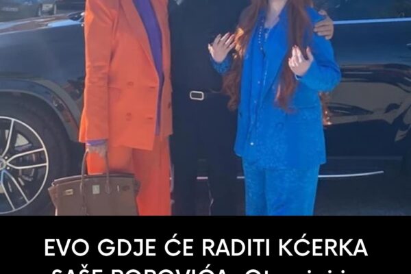 EVO GDJE ĆE RADITI KĆERKA SAŠE POPOVIĆA: Otac joj je milioner, kupio joj je STAN, a njena odluka ostavila sve u čudu