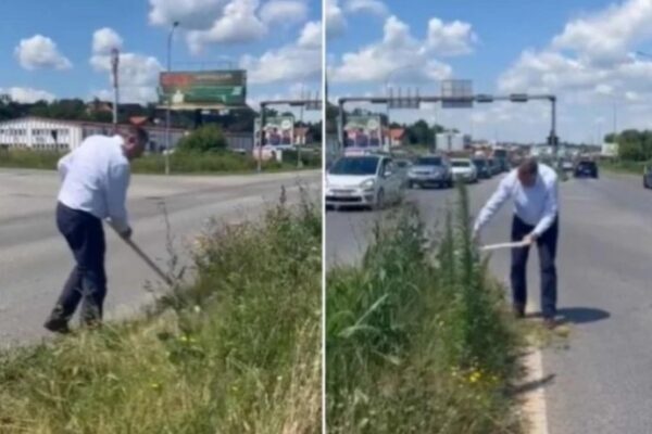 HIT! MILORAD DODIK KOSIO TRAVU PO BANJOJ LUCI: Ovo je posljednji put da radim njihov posao (VIDEO)