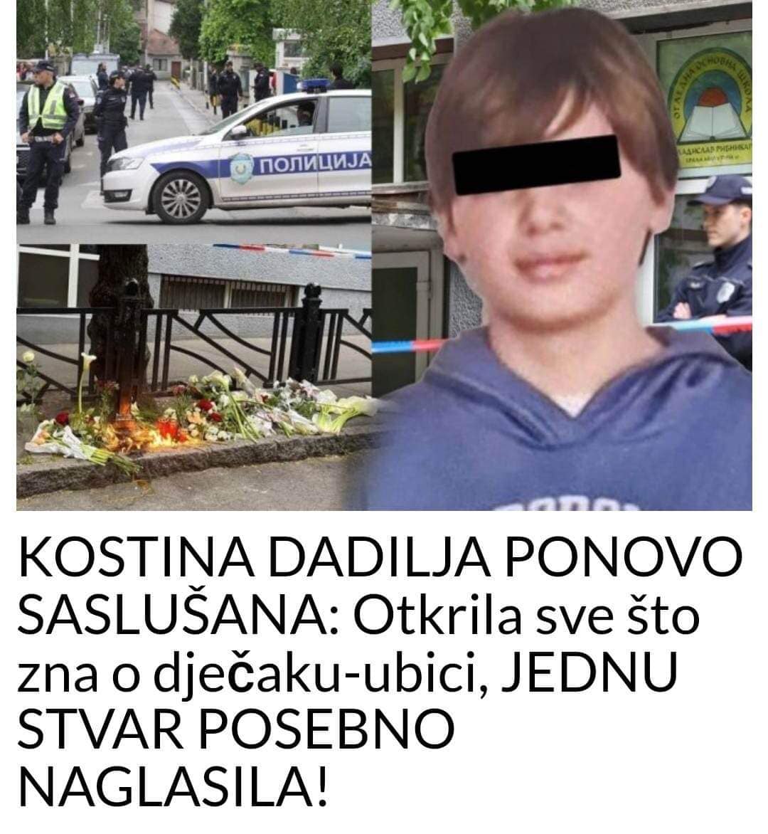 KOSTINA DADILJA PONOVO SASLUŠANA: Otkrila sve što zna o dječaku-ubici, JEDNU STVAR POSEBNO NAGLASILA!