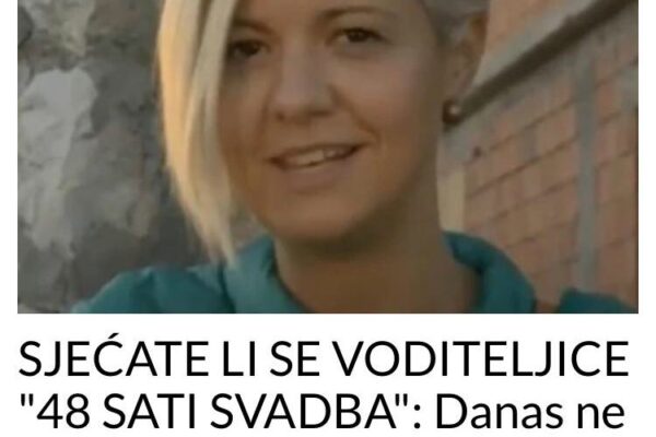 SJEĆATE LI SE VODITELJICE “48 SATI SVADBA”: Danas ne liči na sebe, iznenadit ćete se kad vidite sliku