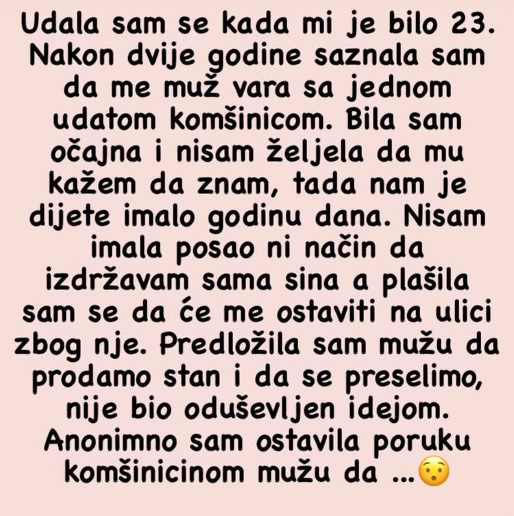 “Udala sam se kada mi je bilo 23”