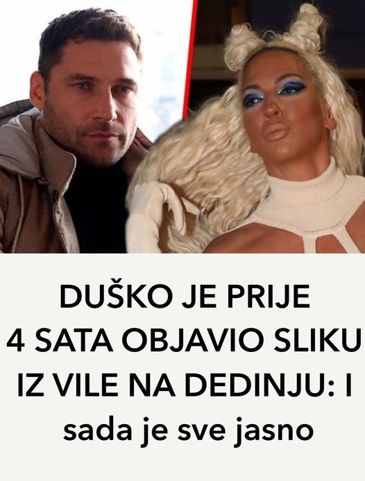 DUŠKO JE PRIJE 4 SATA OBJAVIO SLIKU IZ VILE NA DEDINJU: I sada je sve jasno