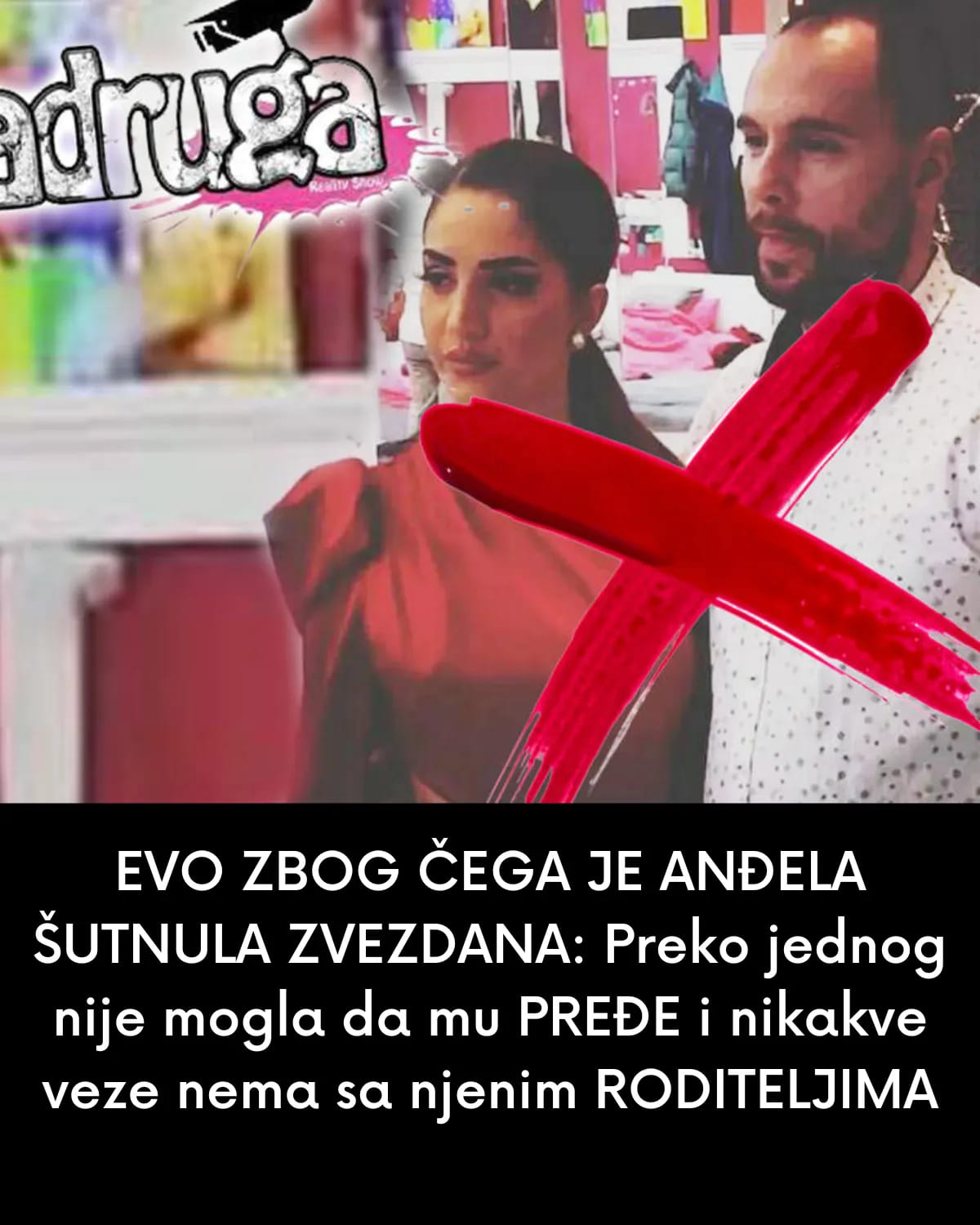 EVO ZBOG ČEGA JE ANĐELA ŠUTNULA ZVEZDANA: Preko jednog nije mogla da mu PREĐE i nikakve veze nema sa njenim RODITELJIMA