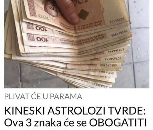 KINESKI ASTROLOZI TVRDE: Ova 3 znaka će se obogatiti u FEBRUARU, a sreća će ih pratiti čitavu godinu