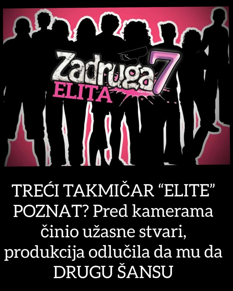 TREĆI TAKMIČAR “ELITE” POZNAT? Pred kamerama činio užasne stvari, produkcija odlučila da mu da DRUGU ŠANSU