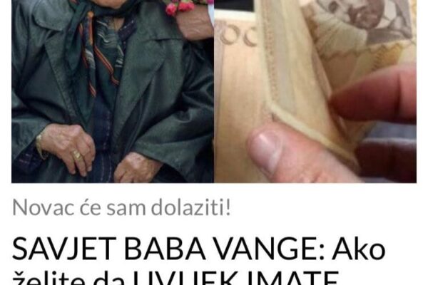 SAVJET BABA VANGE: Ako želite da UVIJEK IMATE PARA U NOVČANIKU, evo šta trebate uraditi!