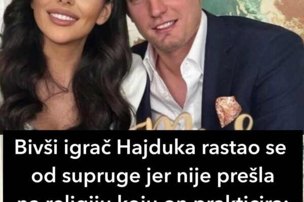 Bivši igrač Hajduka rastao se od supruge jer nije prešla na religiju koju on prakticira