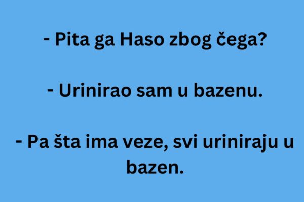 VIC: Mujo na bazenu