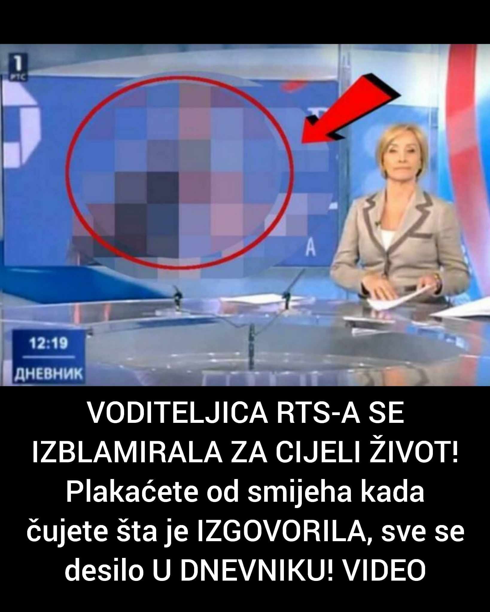 VODITELJICA RTS-A SE IZBLAMIRALA ZA CIJELI ŽIVOT! Plakaćete od smijeha kada čujete šta je IZGOVORILA, sve se desilo U DNEVNIKU! VIDEO