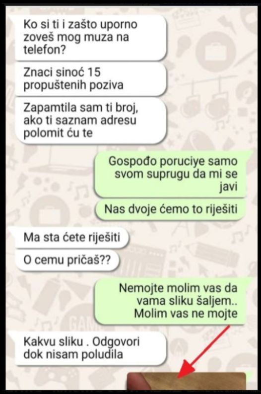 Neko je uporno zvao mog covjeka on se nije htio javit, zapamtila sam broj i pozvala