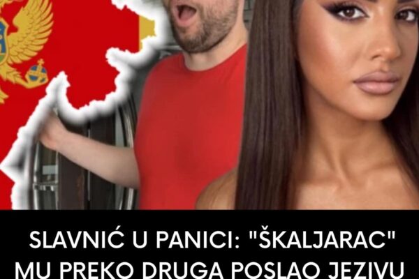 SLAVNIĆ U PANICI: “ŠKALJARAC” MU PREKO DRUGA POSLAO JEZIVU PORUKU: Zvezdane, spremi 100.000e u kešu ili ćeš da jedeš na slamčicu!, EVO ŠTA JE RAZLOG