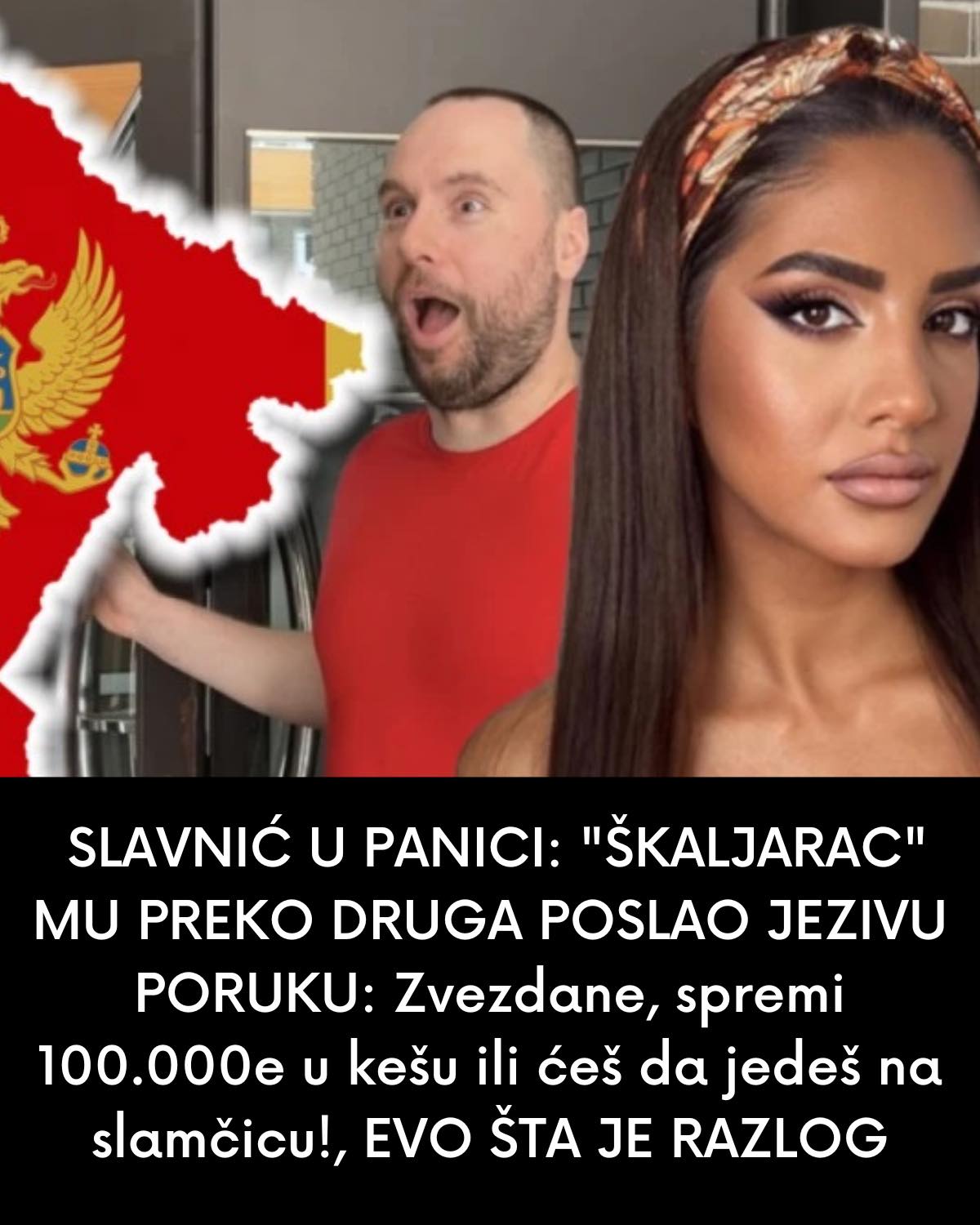 SLAVNIĆ U PANICI: “ŠKALJARAC” MU PREKO DRUGA POSLAO JEZIVU PORUKU: Zvezdane, spremi 100.000e u kešu ili ćeš da jedeš na slamčicu!, EVO ŠTA JE RAZLOG