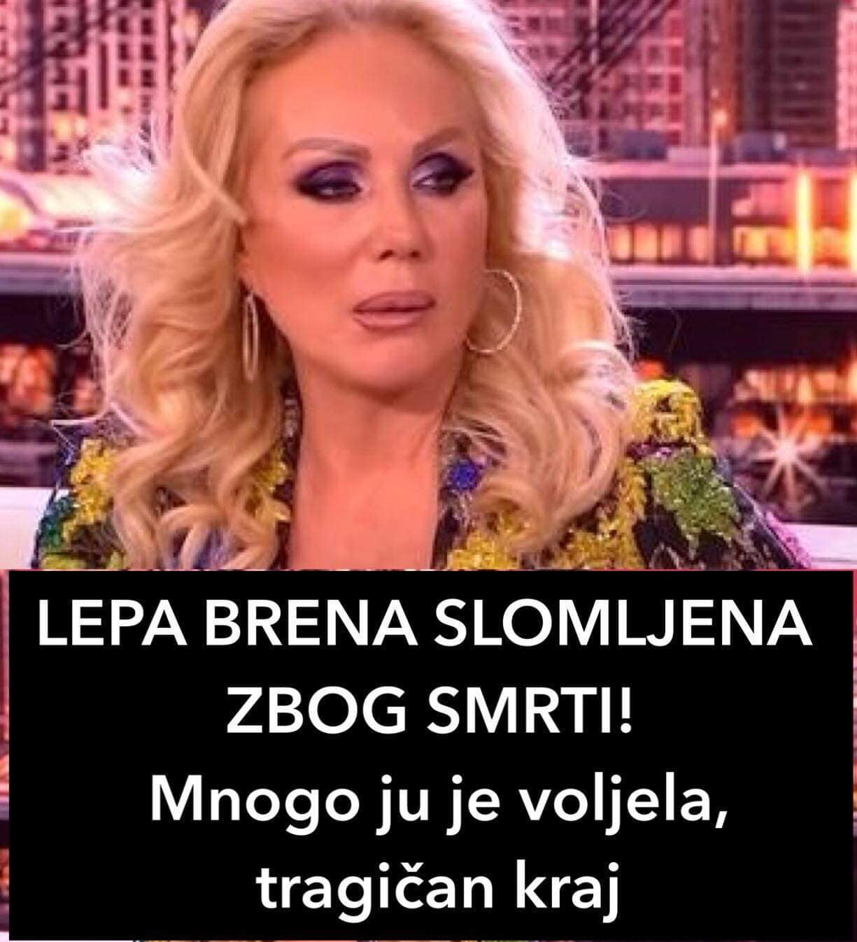 SLOMILA SE ZBOG SMRTI: Lepa Brena se oglasila povodom njenog tužnog kraja