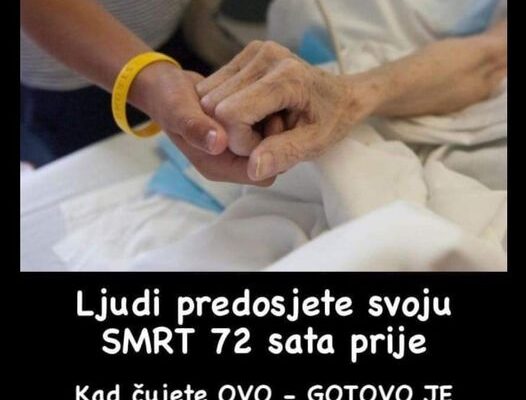 LJUDI PREDOSJETE SVOJU SMRT 72 SATA PRIJE: Kad čujete da pričaju o OVOM znajte da je kraj