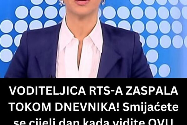 VODITELJICA RTS-A ZASPALA TOKOM DNEVNIKA! Smijaćete se cijeli dan kada vidite OVU FOTKU, ovako nešto se do sada NIJE DESILO