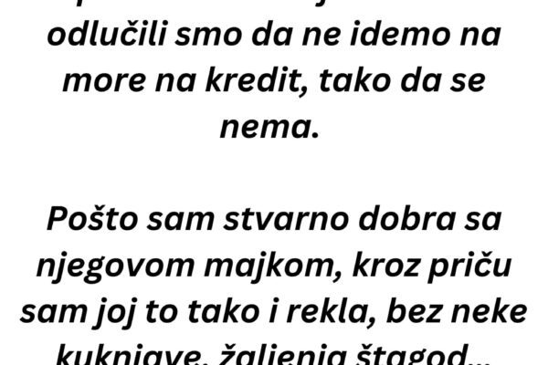 ISPOVIJEST: “Prethodna godina je bila skupa za supruga i mene…”