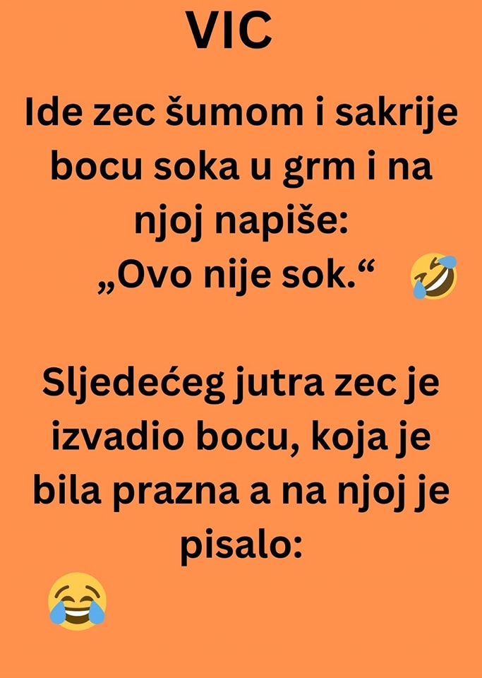 VIC DANA: Zec i sok