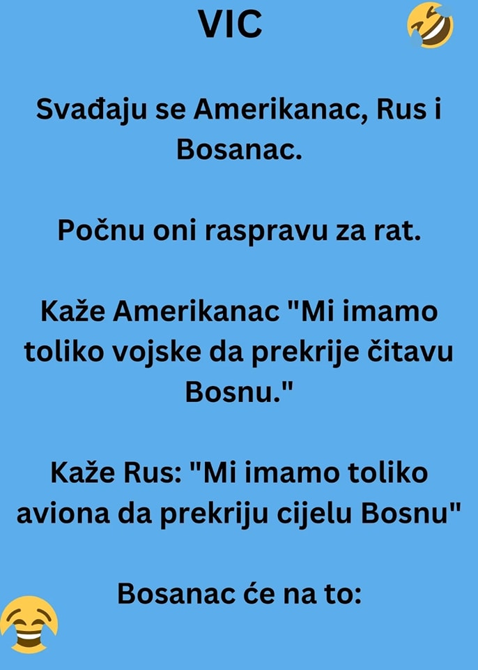 VIC DANA: Svađaju Se Amerikanac, Rus I Bosanac.