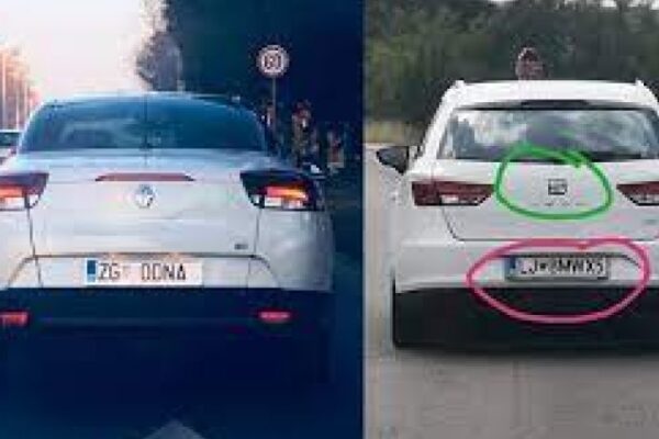 HRVATSKE TURISTE DOČEKALA PORUKA NA AUTOMOBILU KADA SU STIGLI U SRBIJU: Evo šta su im napisali (FOTO)