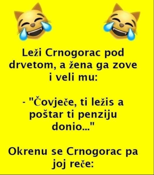 VIC DANA: Crnogorac i penzija