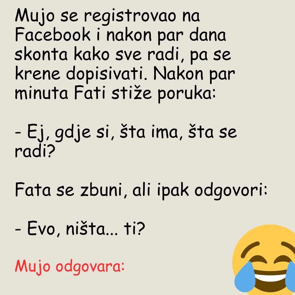 VIC DANA; Mujo i Facebook