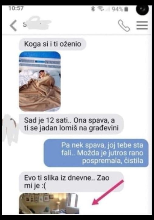 MAMA JE JUTROS UŠLA U MOJ STAN I ZATEKLA MOJU ŽENU KAKO SPAVA U PODNE: Kad Mi Je Poslala OVU SLIKU IZ Dnevne, Odlučio SAM DA SE ODMAH RAZVEDEM