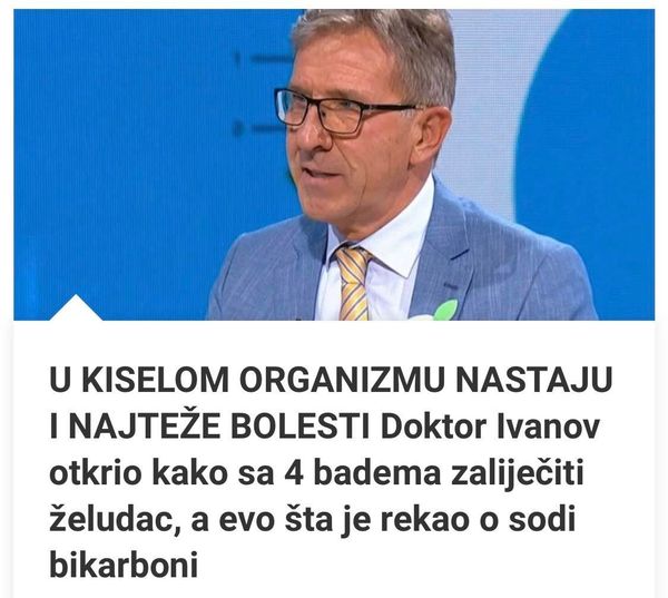 U KISELOM ORGANIZMU NASTAJU I NAJTEŽE BOLESTI Doktor Ivanov otkrio kako sa 4 badema zaliječiti želudac, a evo šta je rekao o sodi bikarboni