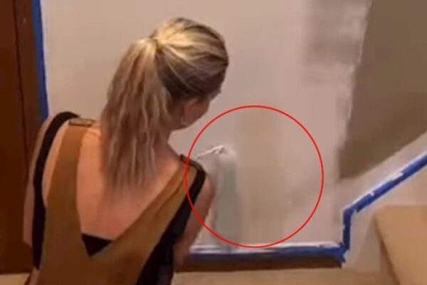 Video žene koja pokušava obojiti zid nasmijao hiljade ljudi: SVE ĆE VAM BITI JASNO KAD VIDITE ŠTA RADI