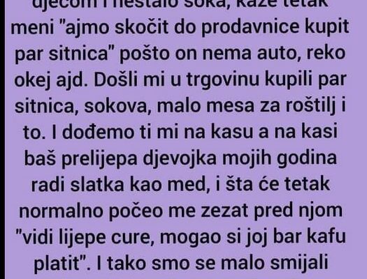 “Familija se okupila, došao kod mog tetka sin iz Amerike sa ženom”