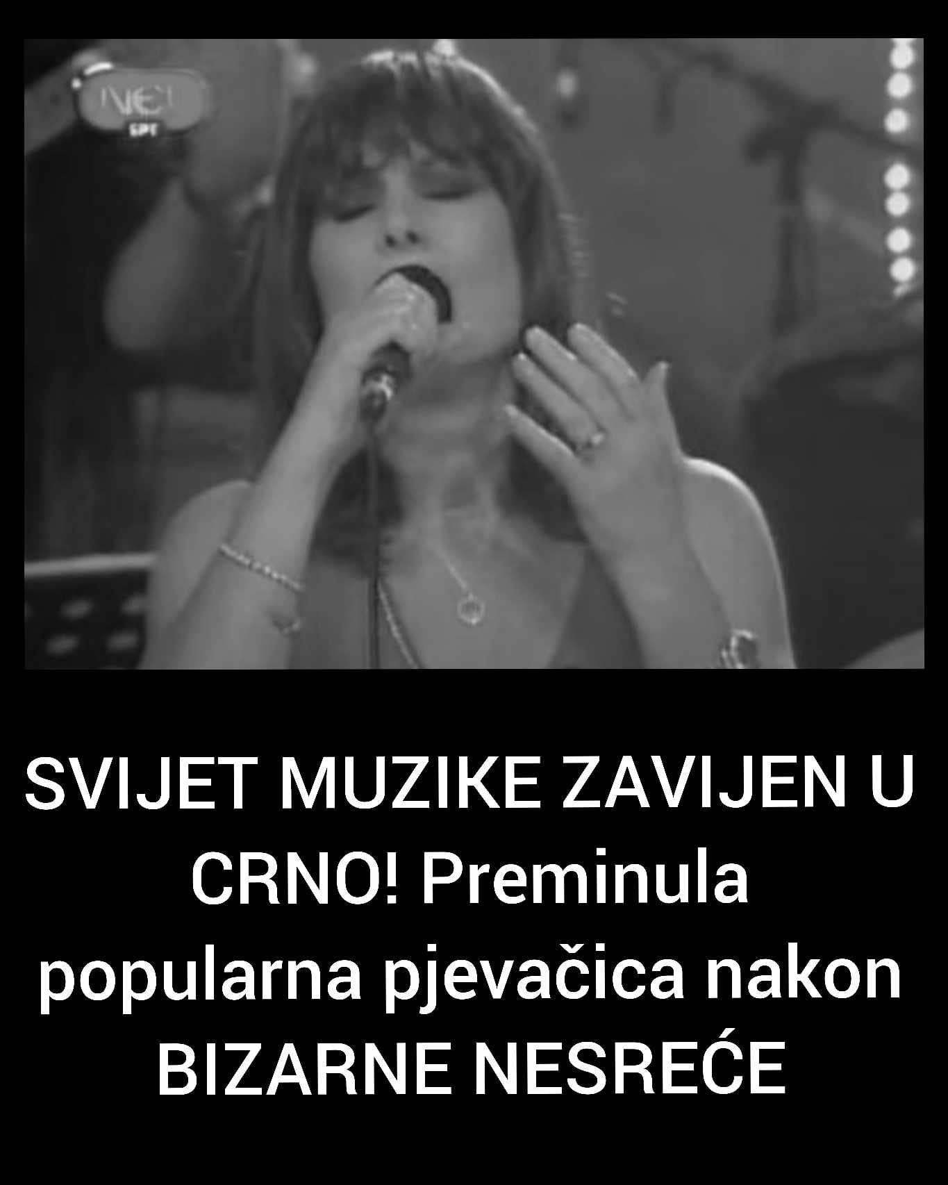 SVIJET MUZIKE ZAVIJEN U CRNO! Preminula popularna pjevačica nakon BIZARNE NESREĆE