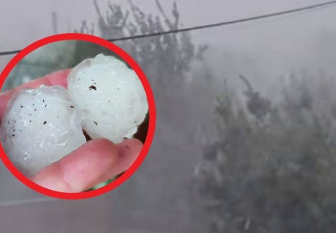 Pala ogromna tuča, poplavljene ceste, nestalo struje: POGLEDAJTE NEVRIJEME U SLOVENIJI (VIDEO)