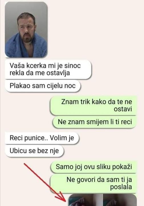 PLAKA0 SAM JER ME ŽENA OSTAVLJA, A ONDA MI JE PUNICA POSLALA OVU SLIKU: Pobjesnio sam, mrzim ih OBJE!