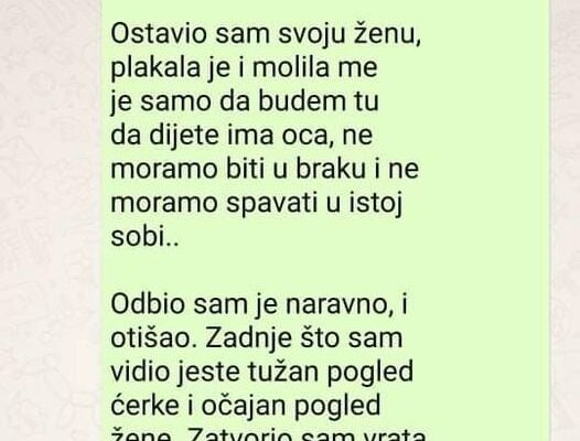 Upoznao sam lijepu djevojku