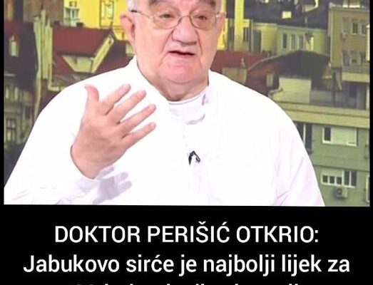 DOKTOR PERIŠIĆ OTKRIO: Jabukovo sirće je najbolji lijek za ove 23 bolesti, ali svi ga piju na pogrešan način