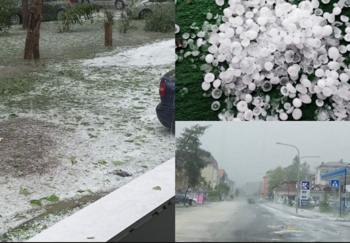 PADAO GRAD, ULICE POD VODOM: Stiglo najavljeno nevrijeme u našu zemlju – POGLEDAJTE SLIKE (FOTO)