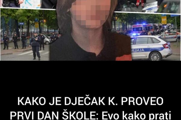 KAKO JE DJEČAK K. PROVEO PRVI DAN ŠKOLE: Evo kako prati nastavu!