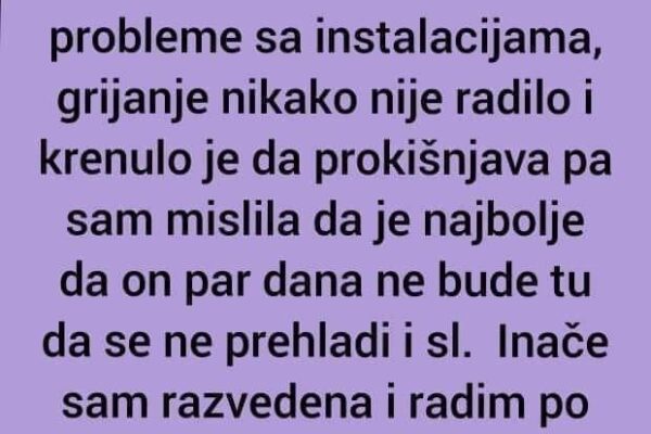 “Zamolila Sam Prijateljicu Da Pričuva Mog 8-Godišnjeg Sina Na 7 Dana”