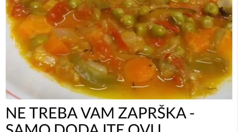 NE TREBA VAM ZAPRŠKA – SAMO DODAJTE 1 SASTOJAK: Domaćice prave grešku kad kuhaju grašak, ovako je najukusniji (RECEPT)