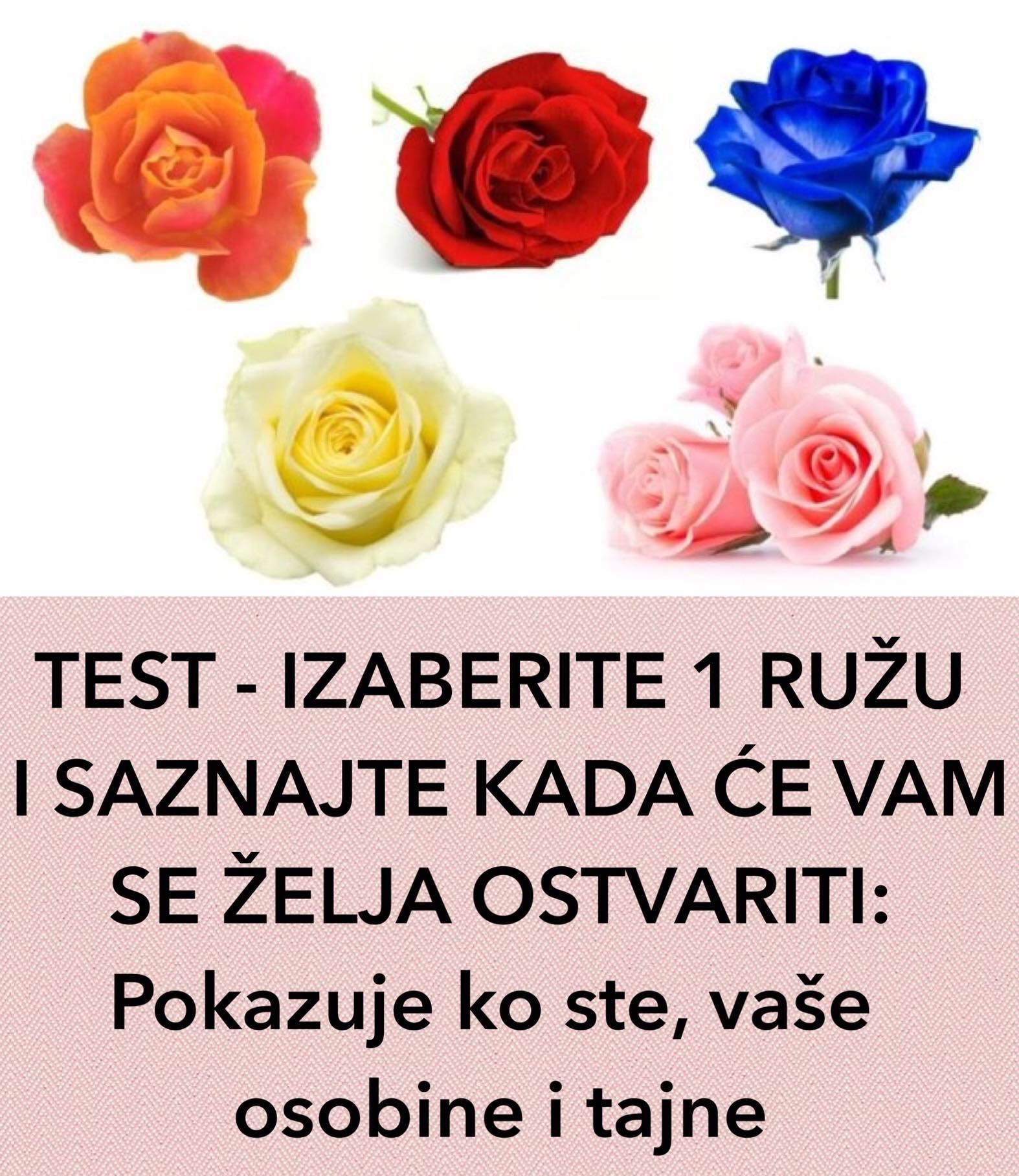 TEST – IZABERITE 1 RUŽU I SAZNAJTE KADA ĆE VAM SE ŽELJA OSTVARITI: Pokazuje ko ste, vaše osobine i tajne!