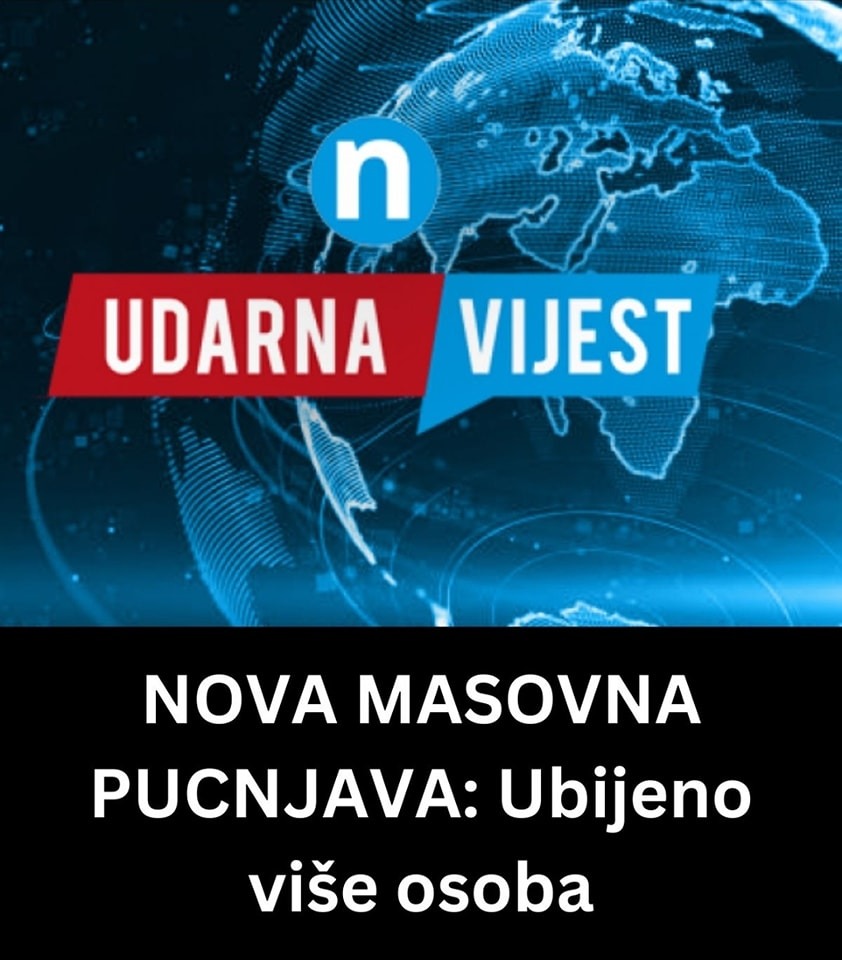 NOVA MASOVNA PUCNJAVA: Ubijeno više osoba