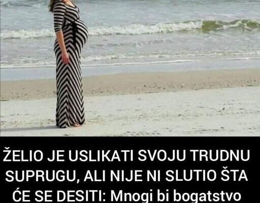 ŽELIO JE USLIKATI SVOJU TRUDNU SUPRUGU, ALI NIJE NI SLUTIO ŠTA ĆE SE DESITI: Mnogi bi bogatstvo dali za ovo, VIDITE LI ŠTA JE U POZADINI? (FOTO)