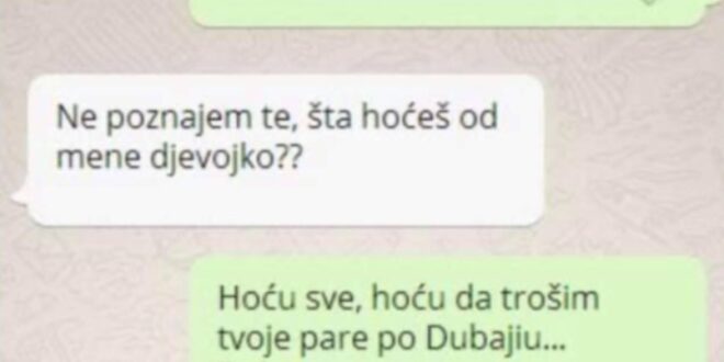 MUŽ ME VARA SA SPONZORUŠAMA, A JA SAM MU POSLALA PORUKU SA NEPOZNATOG BROJA: Kad sam dobila odgovor, htjela sam da U ZEMLJU PROPADNEM