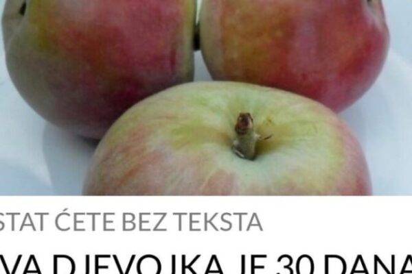 OVA DJEVOJKA JE 30 DANA PRIJE SPAVANJA JELA 1 JABUKU: Evo šta joj se dogodilo