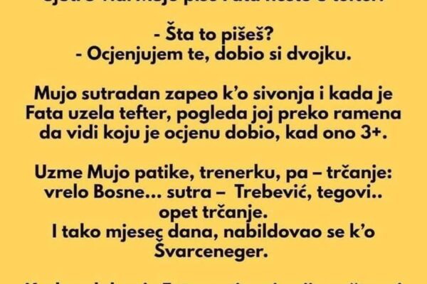 VIC: Fata ocjenjuje Muju