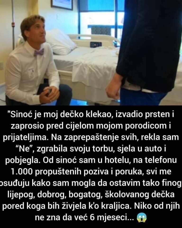 Od sinoć sam u hotelu, na telefonu