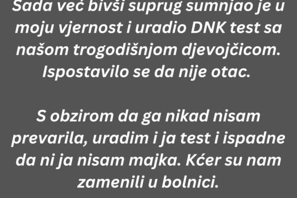 “U životu mi se desila stvar gora od bilo kog filma…”