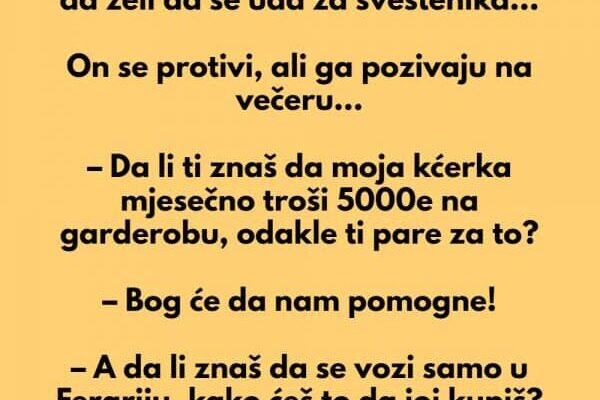 vic: tajkun ženi kćerku