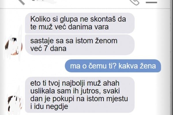 DRUGARICA MI JE REKLA DA ME MUŽ VARA, A ONDA MI JE POSLALA SLIKU: Kad saam vidjela PUKLA SAM OD SMIJEHA, sve će vam biti jasno kad vidite